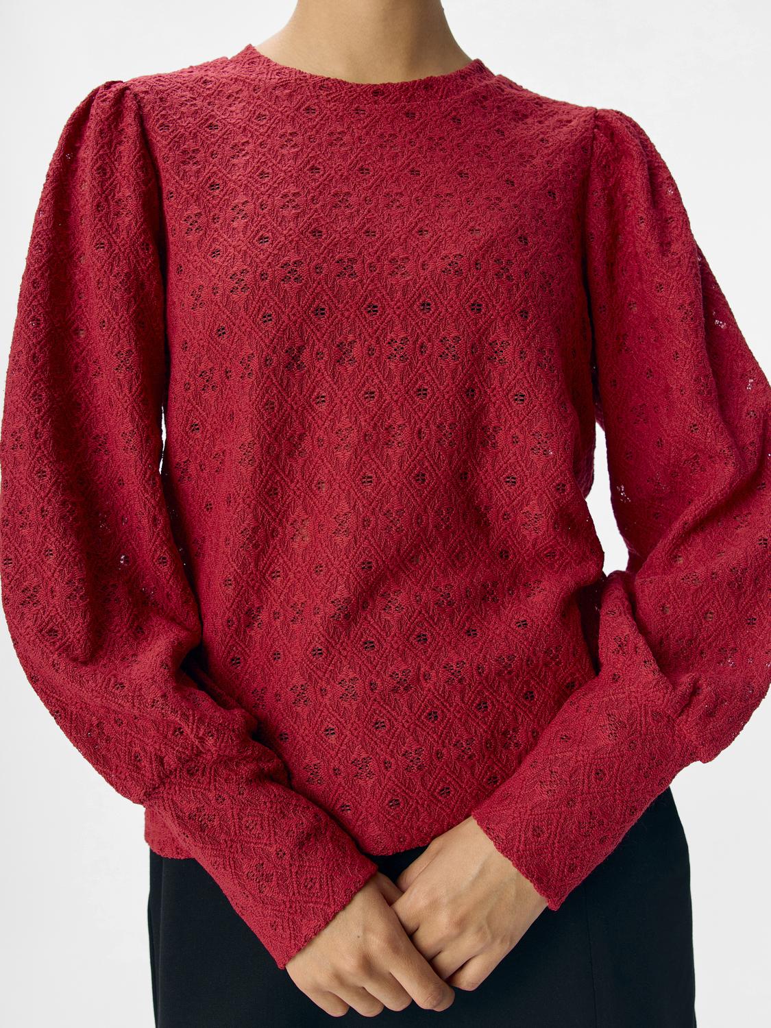 OBJLAILA Top - Karanda Red - VERO MODA & VILA Bergvik